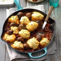 Meatball Chili with Dumplings_image