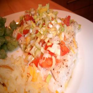 Cod With Cherry Tomatoes and Spring Onions_image