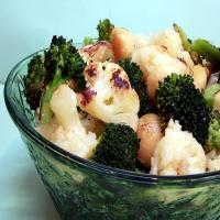 Cauliflower and Broccoli With Roasted Garlic image