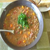 Hearty Lentil & Ham Soup image