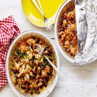 Healthy Grilled Chicken-and-Rice Foil Packs image