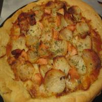 Rosemary Chicken and Potato Pizza image