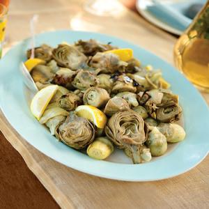 Cured Country Ham with Grilled Artichokes_image