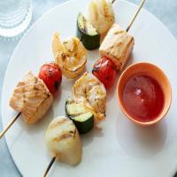 Saucy BBQ Seafood Skewers with Not-So Secret BBQ Sauce_image