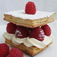 Raspberry Napoleons Dessert image