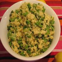 Couscous With Asparagus, Snow Peas and Radishes image
