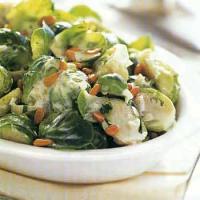 Brussels Sprouts with Marjoram and Pine Nuts image