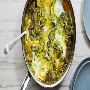 Torshi Tareh (Persian Sour Herb Stew With Marbled Eggs)_image