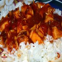 Baked BBQ Chicken With Rice image