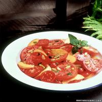 Minted Peach and Tomato Salad image