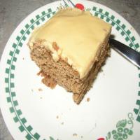 Applesauce Cake With Caramel Frosting_image
