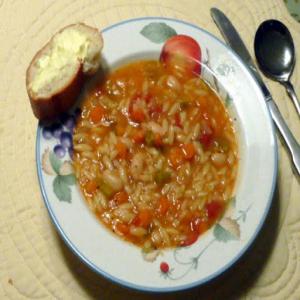 Soup, White Bean and Pasta Recipe - (4/5)_image