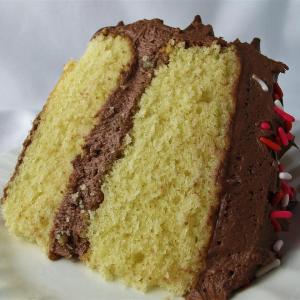 Yellow Cake Made from Scratch_image