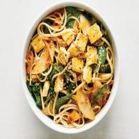Cold Udon with Kimchi and Tofu_image