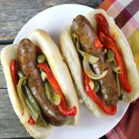 Baked Italian Sausage and Peppers_image