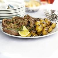 Rosemary & anchovy lamb steaks image