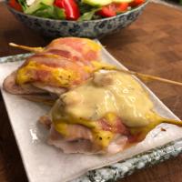 Creamy Bacon-Wrapped Baked Chicken Thighs_image