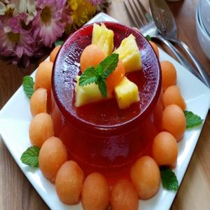 Tropical Melon JELL-O Gelatin Dessert image