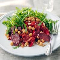 Warm chorizo & chickpea salad image