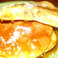 Honeyed Banana and Walnut Pancakes image
