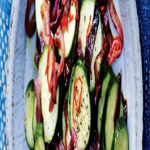 Cucumber and Charred Onion Salad_image