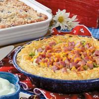 Hash Brown Ham and Cheese Quiche_image