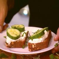 Herbed Goat Cheese Sandwiches image