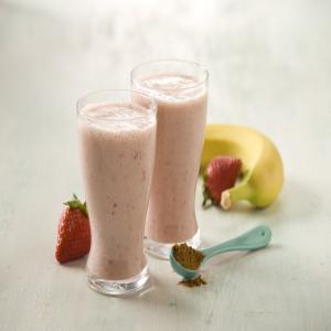 Strawberry Coconut Milk Smoothie image