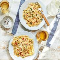 Amalfi lemon, chilli & anchovy spaghetti image
