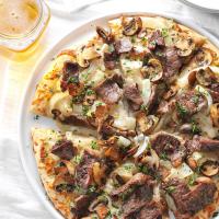 Steak & Blue Cheese Pizza image