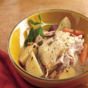 Slow Cooker Turkey with Sage and Bacon_image