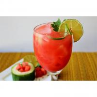 Watermelon and Cucumber Juice with a Spritz of Lime_image