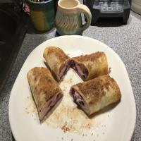 Air Fryer Blueberry Chimichangas image
