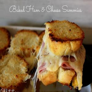 Baked Ham & Cheese Sammies!_image