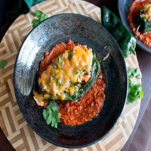 Cheesy Roasted Poblano Peppers_image