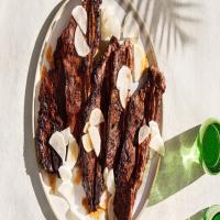 Grilled Chile-Lemongrass Short Ribs with Pickled Daikon Recipe image