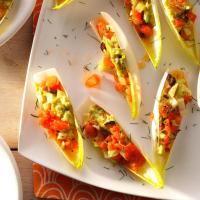 Avocado Endive Cups with Salsa_image