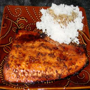 Glazed Broiled Salmon image