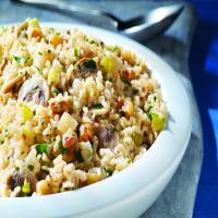 Quick Brown Rice and Mushroom Pilaf image