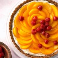 Peaches 'n' Cream Raspberry Tart_image