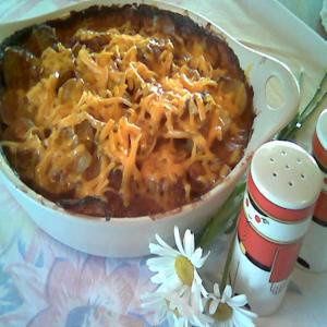 Creamy Oven BBQ'ed Potato Casserole_image
