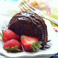 chocolate bundt brownie cake_image