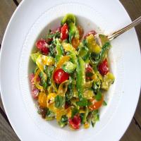 Summer Squash 'pasta' With Ricotta image