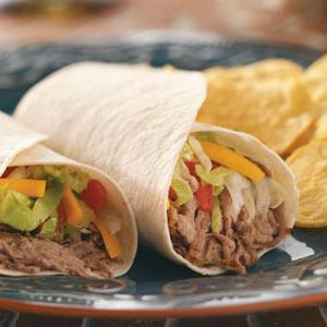 Slow-Cooked Green Chili Beef Burritos Recipe_image