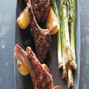 Grilled Lamb Chops with Kefir Verde Sauce | Epicurious_image