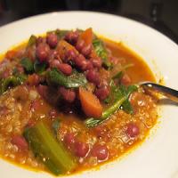 Adzuki Bean Soup with Quinoa and Swiss Chard Recipe - (3.8/5)_image