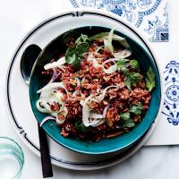 Red Rice Salad with Pecans, Fennel, and Herbs image