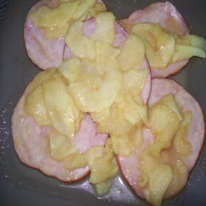 Country Ham Steak With Glazed Apples image