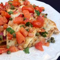 Skillet-Braised Grouper with Tomatoes, Onions, and Capers image