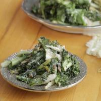 Grilled Escarole Caesar Salad image